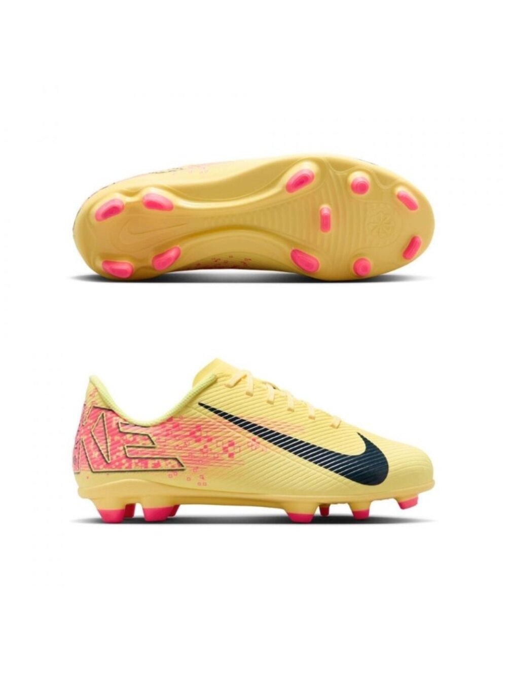 Nike FQ8288-800 Junior Zoom Mercurial Vapor 16 Club KM FG Soccer Cleats ( 5.5 )
